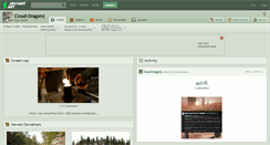 Desktop Screenshot of cloud-dragonz.deviantart.com