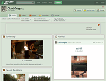 Tablet Screenshot of cloud-dragonz.deviantart.com