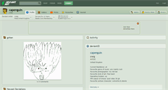 Desktop Screenshot of capenguin.deviantart.com