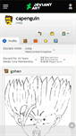 Mobile Screenshot of capenguin.deviantart.com