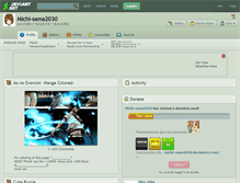 Tablet Screenshot of michi-sama2030.deviantart.com