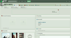 Desktop Screenshot of captive-capture.deviantart.com