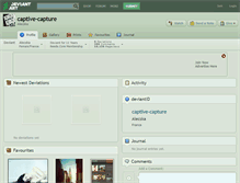 Tablet Screenshot of captive-capture.deviantart.com