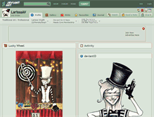 Tablet Screenshot of larissaav.deviantart.com