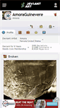 Mobile Screenshot of amoraguinevere.deviantart.com