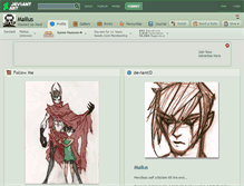 Tablet Screenshot of mailus.deviantart.com