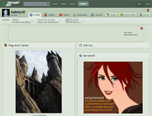 Tablet Screenshot of katelynd.deviantart.com