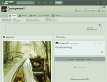 Tablet Screenshot of cosmopavone.deviantart.com