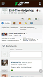 Mobile Screenshot of emi-the-hedgehog.deviantart.com