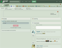 Tablet Screenshot of nuzkill.deviantart.com