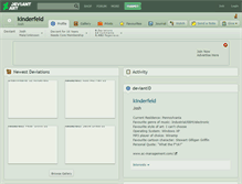 Tablet Screenshot of kinderfeld.deviantart.com