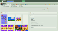 Desktop Screenshot of e-102y.deviantart.com