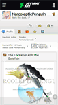 Mobile Screenshot of narcolepticpenguin.deviantart.com