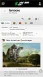 Mobile Screenshot of famoore.deviantart.com