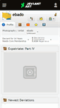 Mobile Screenshot of ebado.deviantart.com