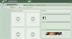 Desktop Screenshot of gayhomoexpress.deviantart.com