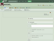 Tablet Screenshot of gaarainapie.deviantart.com