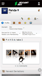 Mobile Screenshot of panda-9.deviantart.com