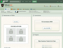 Tablet Screenshot of patilee.deviantart.com