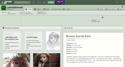 Desktop Screenshot of lyannasdirewolf.deviantart.com