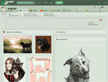 Tablet Screenshot of engross.deviantart.com