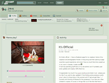 Tablet Screenshot of j-n-x.deviantart.com