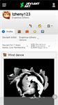 Mobile Screenshot of izheny123.deviantart.com