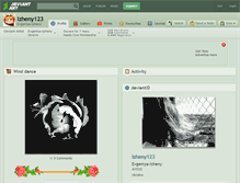 Tablet Screenshot of izheny123.deviantart.com