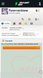 Mobile Screenshot of forevveralone.deviantart.com