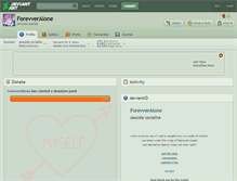 Tablet Screenshot of forevveralone.deviantart.com