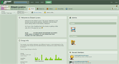 Desktop Screenshot of distant-lovers.deviantart.com