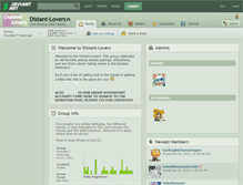 Tablet Screenshot of distant-lovers.deviantart.com