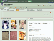 Tablet Screenshot of nycci-says-mcl.deviantart.com