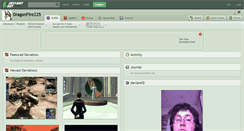 Desktop Screenshot of dragonfire225.deviantart.com