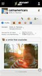 Mobile Screenshot of calmamericans.deviantart.com