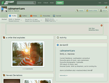 Tablet Screenshot of calmamericans.deviantart.com