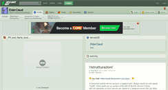 Desktop Screenshot of elderclaud.deviantart.com