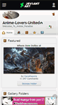 Mobile Screenshot of anime-lovers-united.deviantart.com