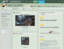 Tablet Screenshot of anime-lovers-united.deviantart.com
