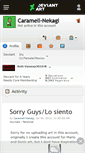 Mobile Screenshot of caramell-nekagi.deviantart.com
