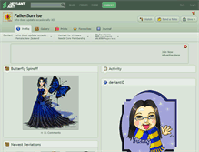 Tablet Screenshot of fallensunrise.deviantart.com