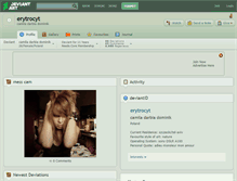 Tablet Screenshot of erytrocyt.deviantart.com