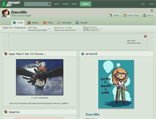 Tablet Screenshot of draw4life.deviantart.com