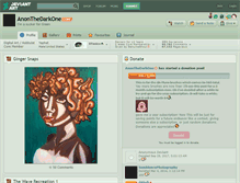 Tablet Screenshot of anonthedarkone.deviantart.com