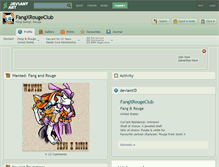 Tablet Screenshot of fangxrougeclub.deviantart.com