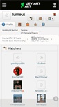 Mobile Screenshot of lumeus.deviantart.com