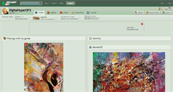 Desktop Screenshot of digitalhypergfx.deviantart.com