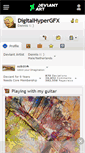 Mobile Screenshot of digitalhypergfx.deviantart.com