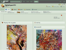 Tablet Screenshot of digitalhypergfx.deviantart.com