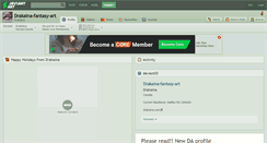 Desktop Screenshot of drakaina-fantasy-art.deviantart.com